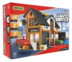 Wader Autowerkstatt / 2 Etagen / 3 Autos / ab 3 Jahren