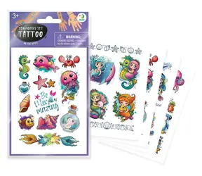DODO Tattoo Im Meer / 4 Blätter / ab 3 Jahren