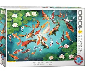 EUROGRAPHICS Puzzle Koi-Karpfen / 1000 Teile / 68 × 48 cm