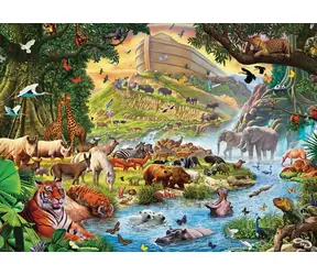 EUROGRAPHICS Puzzle Arche Noah XL / 500 Teile / extra große Teile / 68 x 48 cm