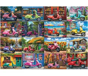 EUROGRAPHICS Puzzle 16 Roller / 1000 Teile / 68 x 48 cm