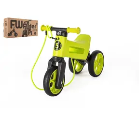FUNNY WHEELS Rider SuperSport Laufrad grün / 2in1 / Sattelhöhe 28/30 cm / Belastbarkeit 25 kg / ab 18 Monaten