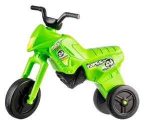TEDDIES Enduro Yupee Laufrad grün / ab 12 Monaten / Tragkraft bis 25 kg / Sitzhöhe 31 cm / Kunststoff