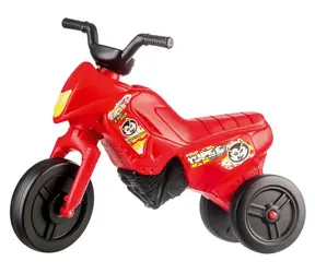 TEDDIES Enduro Laufrad Yupee rot klein / Sitzhöhe 26 cm / Tragkraft bis 25 kg / ab 12 m