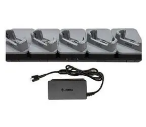 ZEBRA ShareCradle für 5x TC201 mit robustem Gehäuse / Kommunikationshalterung / Ethernet / USB / 5 Positionen / inkl. Netzteil