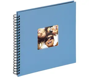 Walther Fun SA110U blau 30x30 / Album / 50 schwarze Seiten / Spiralbindung