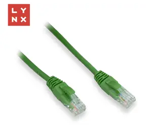 Lynx UTP Patchkabel Cat5e grün / Patchkabel / CCA / 20 m
