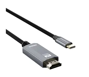 Wozinsky WCCH-01 schwarz / Kabel USB-C - HDMI / 4K 60Hz / 1,8 m