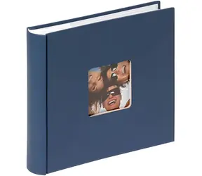 Walther Fun Blue / Fotoalbum / Einleger / Erinnerungsstreifen / 10 x 15 cm / 200 Fotos