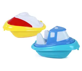 Rappa Set mit Wasser- und Sandbooten / Wasserspielzeug / 2 Stück