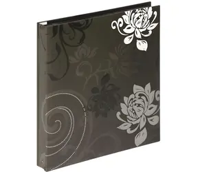 Walther Grindy Fotoalbum, schwarz, 10x15 Zoll / Einsteckmöglichkeit / 400 Fotos