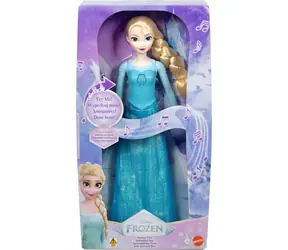 Mattel Singende Prinzessin Elsa Puppe (JDX52) / Disney Die Eiskönigin