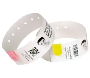 ZEBRA -Armband 1x6 Zoll (25,4x152,4 mm) weiß / Armband / Synthetik / DT / Z-Band Ultra Soft Lam / 6 Stück/Box