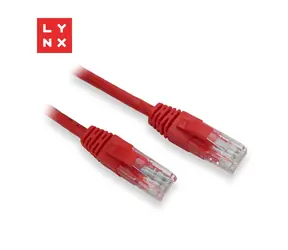 Lynx Patchkabel Cat5e rot / Patchkabel / UTP / CCA / 0,5 m / 10 Stück/Packung