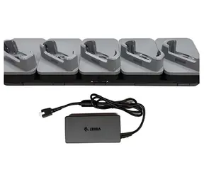 ZEBRA ShareCradle für 5x TC201 ohne robustes Gehäuse / Kommunikationshalterung / Ethernet / USB / 5 Positionen / inkl. Netzteil