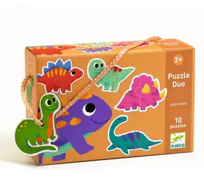 DJECO Puzzle Dinosaurier / Puzzle / 10x2 Teile / große Teile