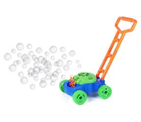 Rappa Kinderrasenmäher mit Seifenblasenmaschine / Seifenblasenmaschine / mit Sound / 3x AA (nicht enthalten)
