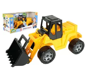 Lena Loader Giga Trucks gelb-schwarz / 62 cm / Kunststoff / ab 3 Jahren