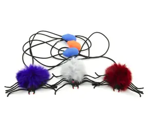TEDDIES Springspinne / Spielzeug / Plüsch-Kunststoff / 7 cm / Farbmix / Ab 3 Jahren