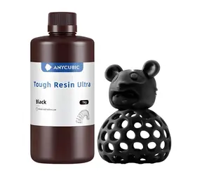Anycubic Tough Resin Ultra Black / 3D-Druckharz / 1 kg / LCD/DLP / 365-405 nm
