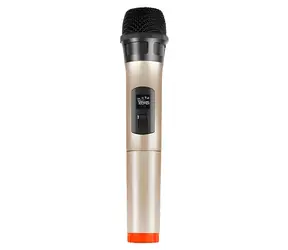 Puluz PU628J Gold / Drahtloses Mikrofon / UHF / Niere / 3,5-mm-Klinkenstecker / Reichweite 30 m