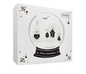 Ziaja Schoko-Pflaume Duschgel 160 ml ~ Duschgel 160 ml + Waschschaum 250 ml + Handcreme 50 ml + Körperspray 100 ml