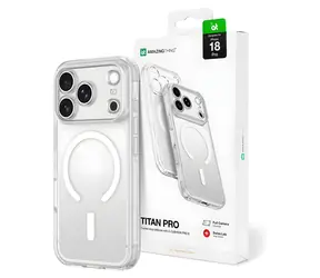 AmazingThing Titan Pro Objektiv transparent / Schutzhülle / iPhone 18 Pro / MagSafe / Objektivschutz