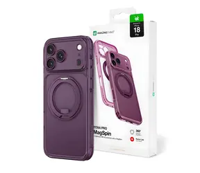 AmazingThing Titan Pro Spin Lens lila / Schutzhülle / für Apple iPhone 18 Pro / MagSafe / Linsenschutz