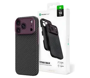 AmazingThing Titan Max Objektivschutzhülle in Lila für Apple iPhone 18 Pro mit MagSafe-Funktion