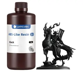 Anycubic ABS-ähnliches Harz 3.0 schwarz / Harz für 3D-Druck / 1 kg / LCD/DLP