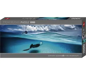 HEYE Panoramapuzzle Stachelrochen (Kaimaninseln) / 1000 Teile / 94 × 33 cm