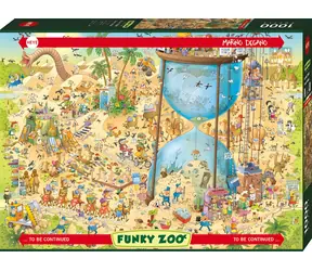 HEYE Puzzle Crazy Zoo: Wüstenausstellung / 1000 Teile / 70 x 50 cm