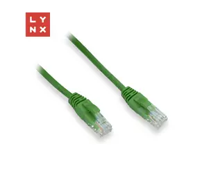 Lynx Patchkabel Cat5e grün / Patchkabel / UTP / CCA / 0,5 m / 10 Stück/Packung