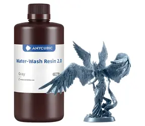 Anycubic Water-Wash Resin 2.0 grau / Harz für 3D-Druck / LCD/DLP / 365-405 nm / 1 kg