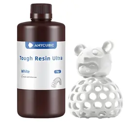 Anycubic Tough Resin Ultra White / 3D-Druckharz / 1 kg / LCD/DLP / 365-405 nm