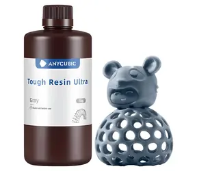 Anycubic Tough Resin Ultra Grey / 3D-Druckharz / 1 kg / LCD/DLP / 365-405 nm