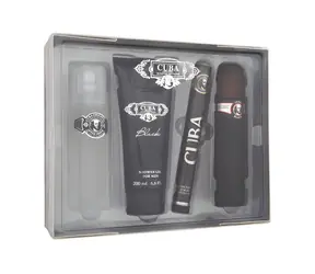 Cuba Black Eau de Toilette 100 ml ~ Eau de Toilette 100 ml + Eau de Toilette 35 ml + Aftershave 100 ml
