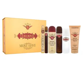 Cuba Royal Eau de Toilette 100 ml ~ Eau de Toilette 100 ml + Aftershave 100 ml + Duschgel 200 ml + Deodorant 200 ml