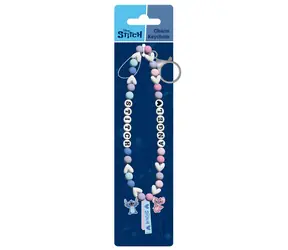 PYRAMID Lilo & Stitch Handy-Lanyard / Handy-Lanyard / Perlenbesetzt / Anhänger mit Stitch und Engel