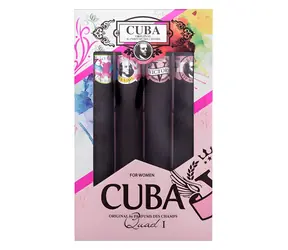 Cuba Quad I Eau de Parfum 35 ml ~ Eau de Parfum Heartbreaker 35 ml + Eau de Parfum La Vida 35 ml