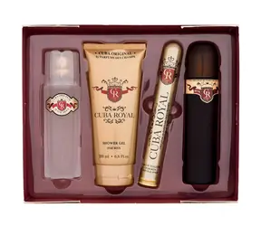 Cuba Royal Eau de Toilette 100 ml ~ Eau de Toilette 100 ml + Aftershave 100 ml + Duschgel 200 ml