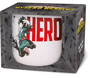 STOR Keramikbecher My Hero Academia / 410 ml / Verpackung / Spülmaschinen- und mikrowellengeeignet
