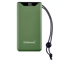 INTENSO F10000 grün / Powerbank / 10000 mAh / USB-C PD / USB-A QC3.0 / 20 W