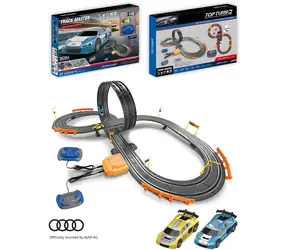 Audi-lizenzierte Rennstrecke 110 x 80 cm / Rennstrecke / Batteriebetrieben (6 x AA) / ab 8 Jahren