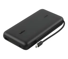 Belkin BOOST CHARGE 25000 mAh schwarz / Powerbank / USB-C-Kabel / mit Display
