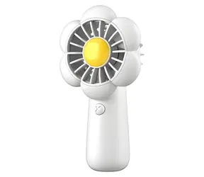 LLD-F83F Mini-Tragventilator, weiß / Ventilator / Neigungswinkel verstellbar / 3 Geschwindigkeitsstufen