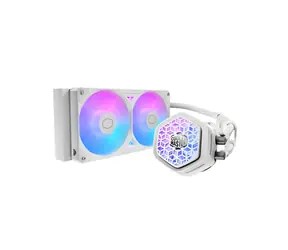Cooler Master MasterLiquid 240 Atmos II VRM weiß / AIO-Wasserkühlung / 2x 120 mm / LGA1851, AM5 / ARGB