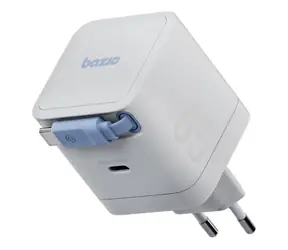 ENERGEA BAZIC GoPort Retrek / Ladegerät / GaN / 65 W / USB-C / einziehbares Kabel 70 cm