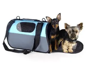 Textilbox SKYE blau / Hundebox / Größe M