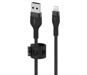 Belkin Flex CAA010bt2MBK schwarz / USB-A auf Lightning Kabel / 2 m / MFi